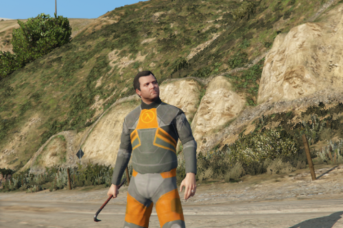 Half-Life HEV Suit skin for Michael
